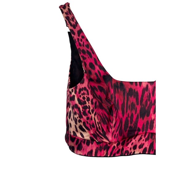 Yitty Headliner Shaping Midi Bralette Small Pink Leopard Print NWT - Picture 7 of 13